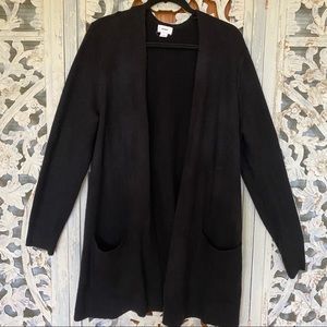 Old Navy Soft Long Black Cardigan XL